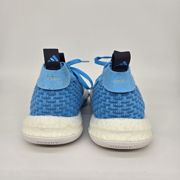 #45 adidas Trae Young 2  light blue with white EUC  . Love the knitted look . main image 7